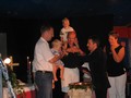 Krstná bohoslužba pre dcérku rodiny Ungeheuer